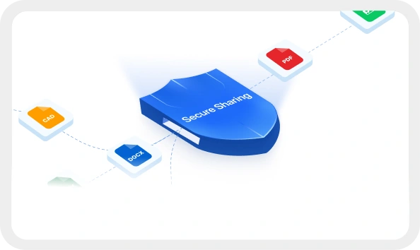 Enable secure document sharing with role-based access control and permission management.