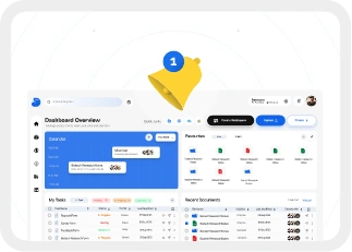 Monitor team activities with an intuitive dashboard and real-time alerts in Qualis DMS for better document visibility and control.