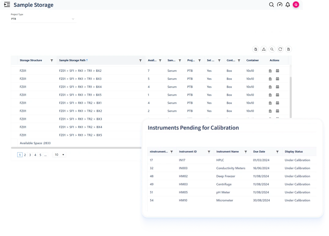Role-based access control and user security in Qualis Biobank